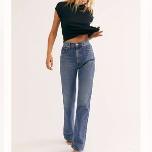 High-rise flared jeans from AGOLDE featured in classic rigid denim.